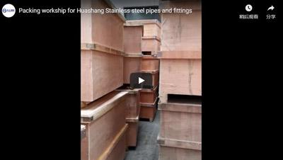 Packing Workship For Stainless Steel Pipes And Fittings