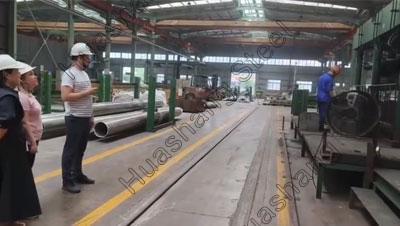 Russian Client visit the seamless pipe factory